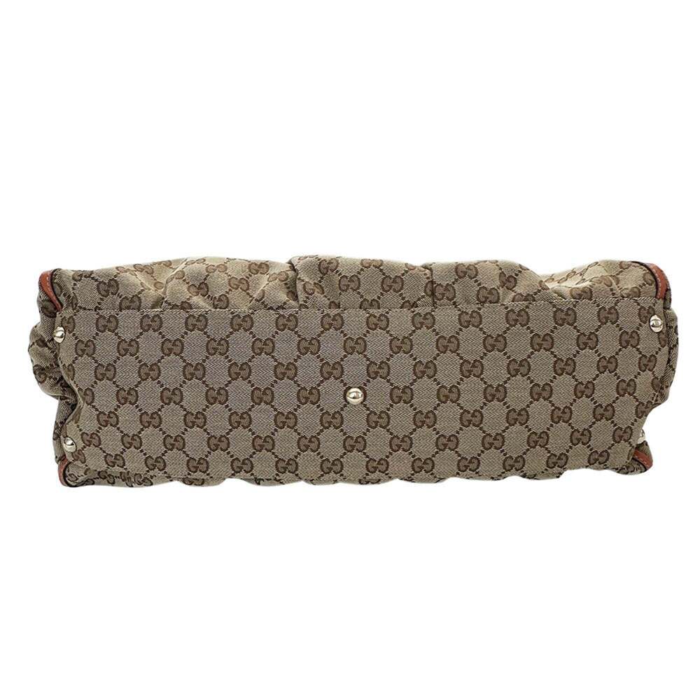 GUCCI Cream Canvas Shoulder Bag - Picture 3 of 10